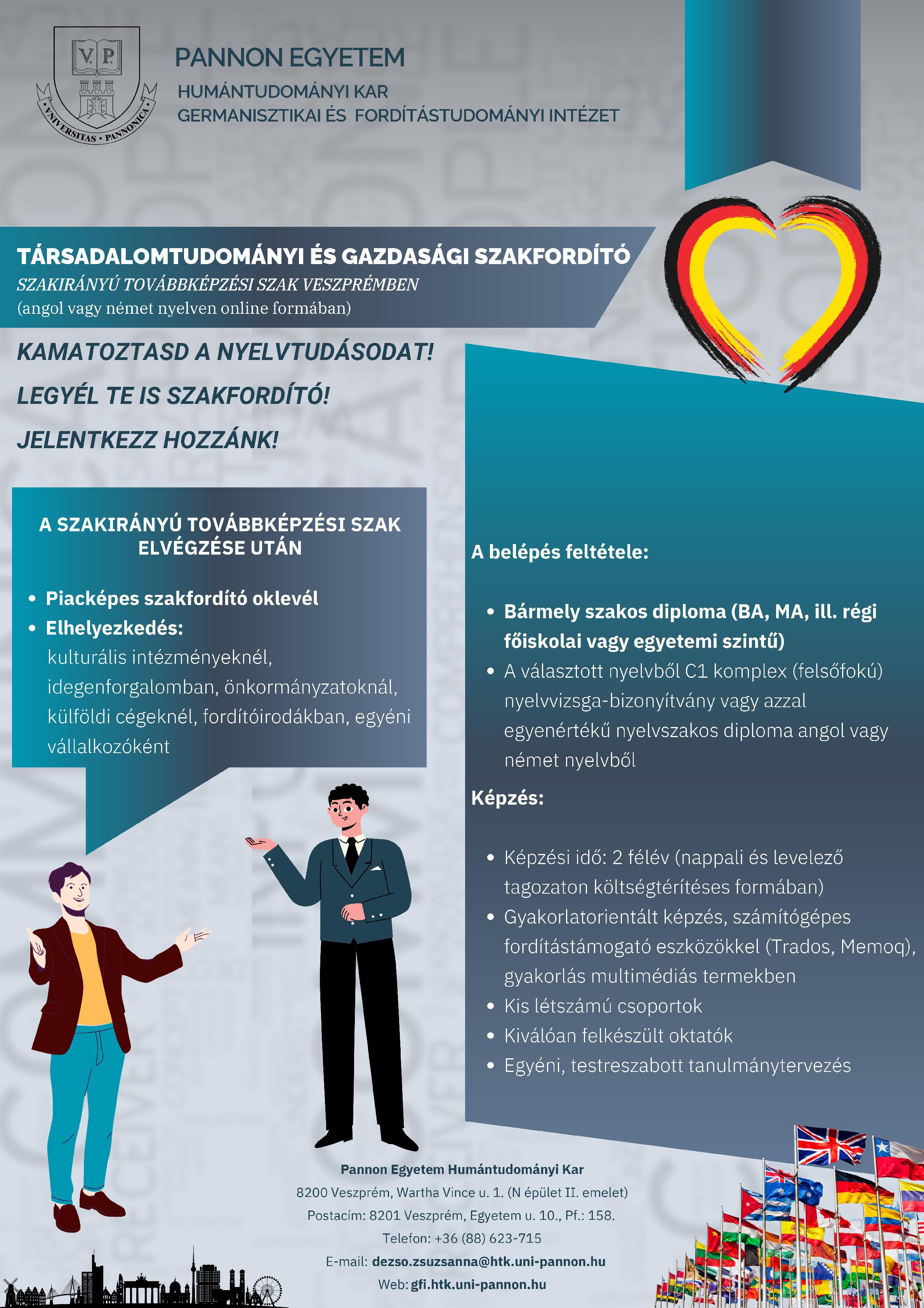 Szakfordító képzés Veszprémben