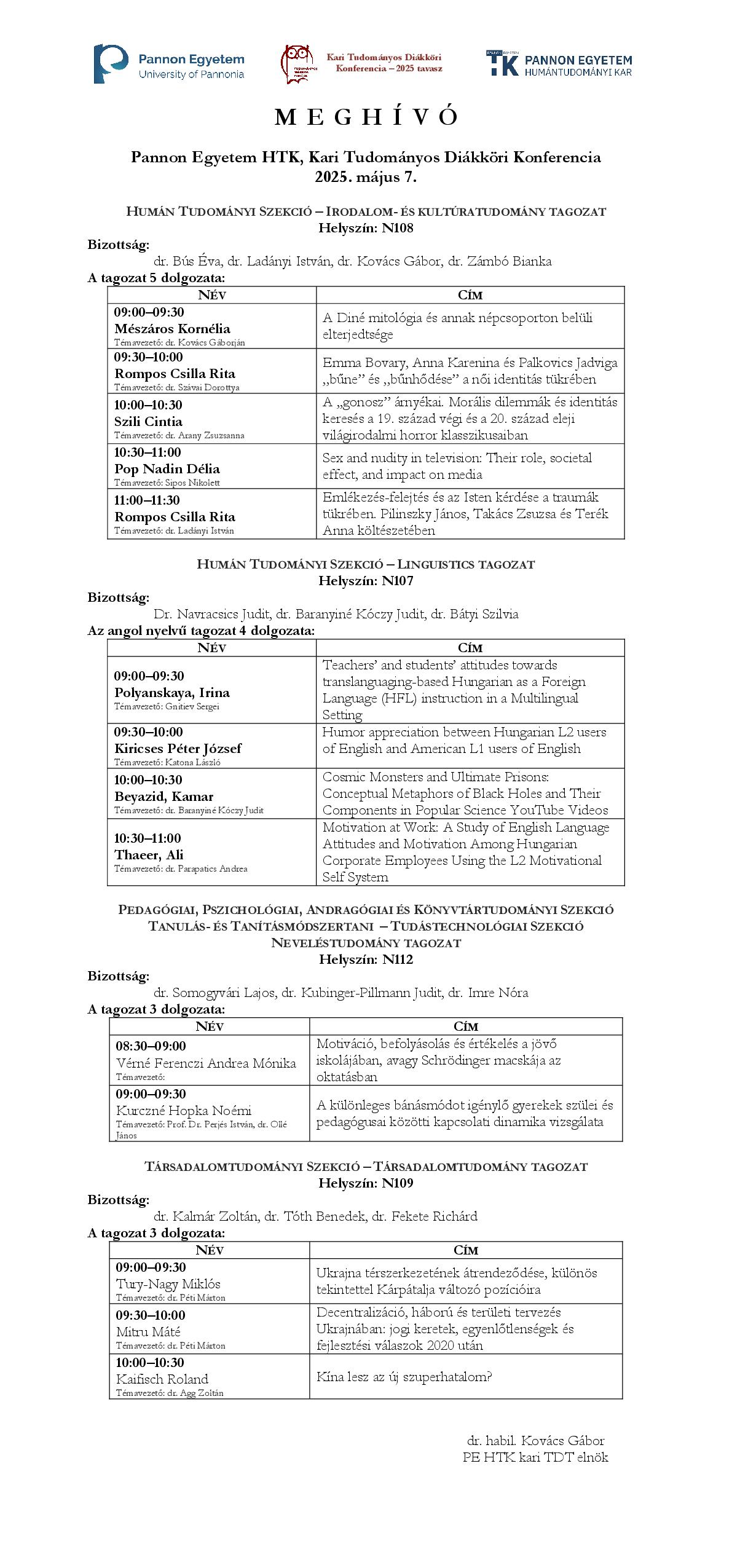 Kari TDK 2025 tavasz HTK meghívó honlapra 001