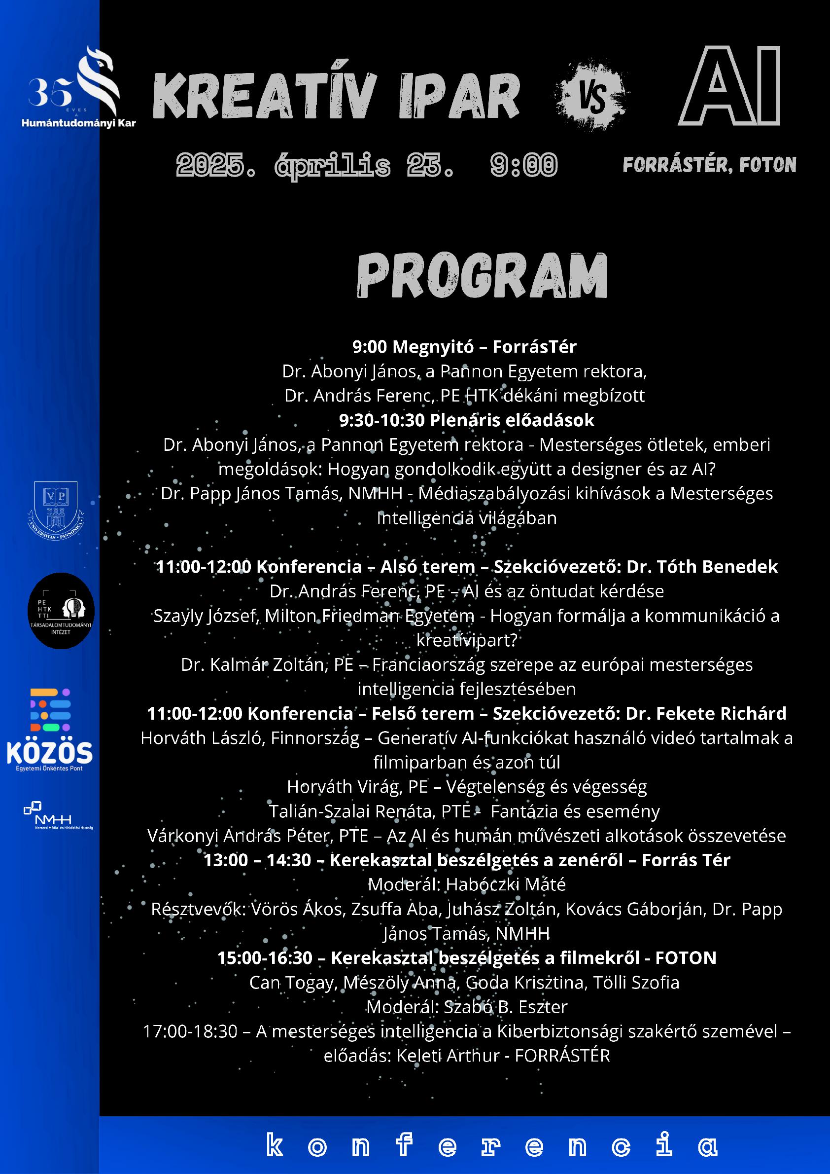 Kreatív Ipar Konferencia a FOTON-ban