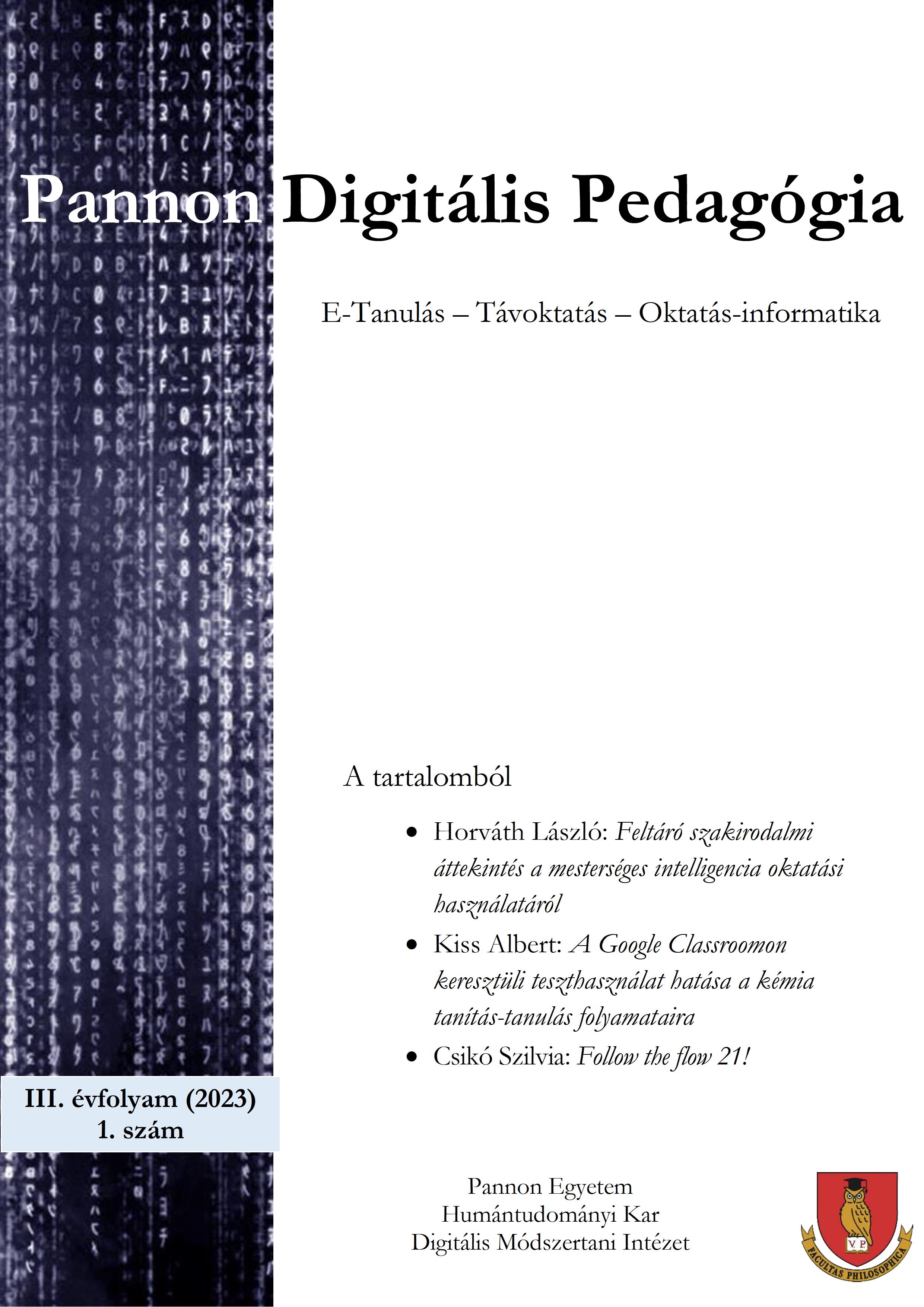 Megjelent a Digitális Pedagógiai legújabb száma